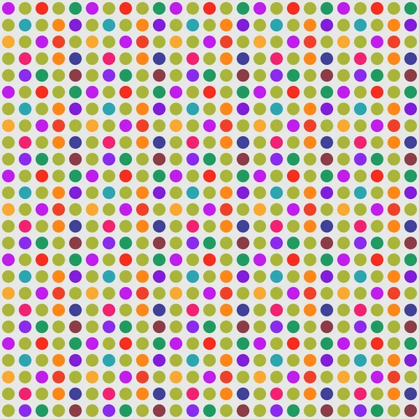 Fondo abstracto con círculos de colores puntos. Textura vectorial . — Vector de stock
