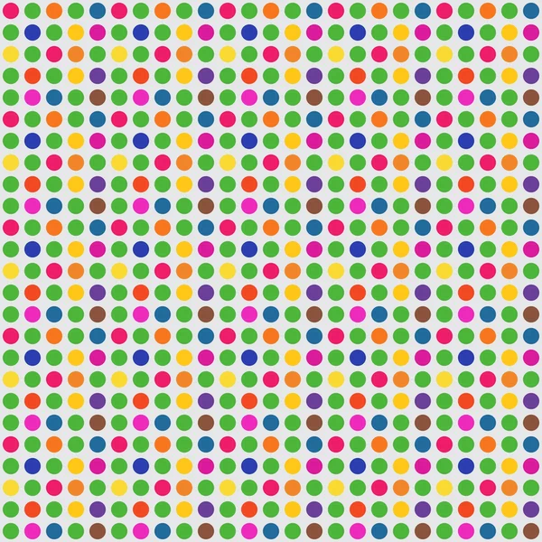 Fondo abstracto con círculos de colores puntos. Textura vectorial . — Vector de stock