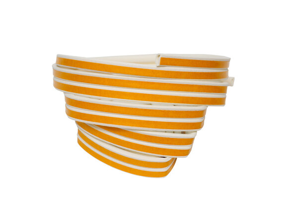 Sealing tape for Windows and doors in a roll isolated.