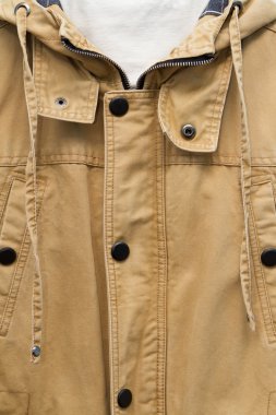 Kahverengi sonbahar pamuk jacke