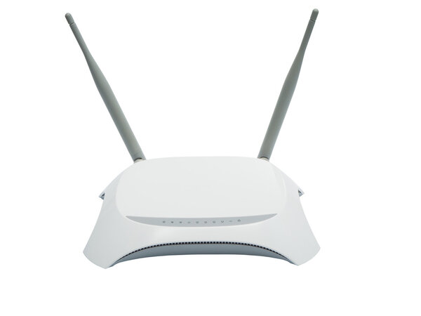 White router isolated 