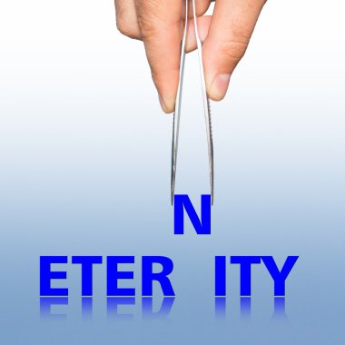 Forseps ve kelime sonsuzluk ile el