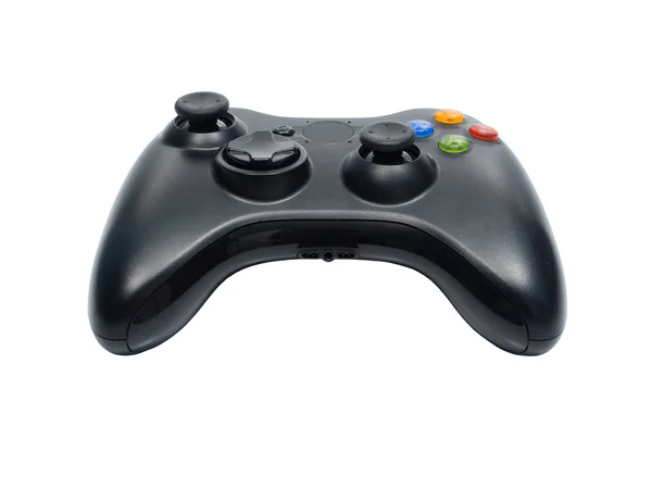 Controlador de vídeo game em fundo branco — Fotografia de Stock