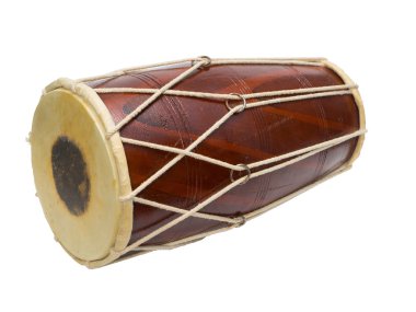 Traditional Indian drum clipart