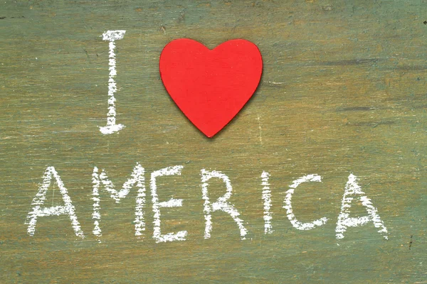 stock image Text i love America