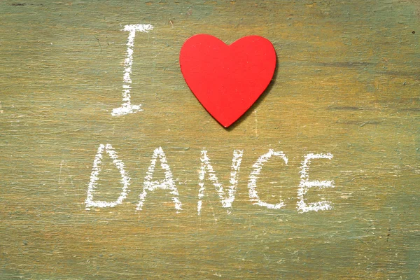 Text i love dance