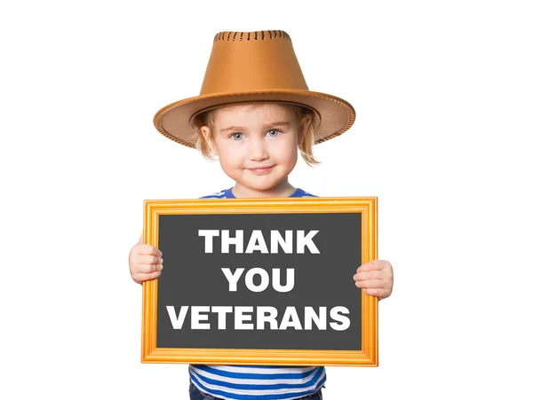 Texto GRACIAS VETERANOS . — Foto de Stock