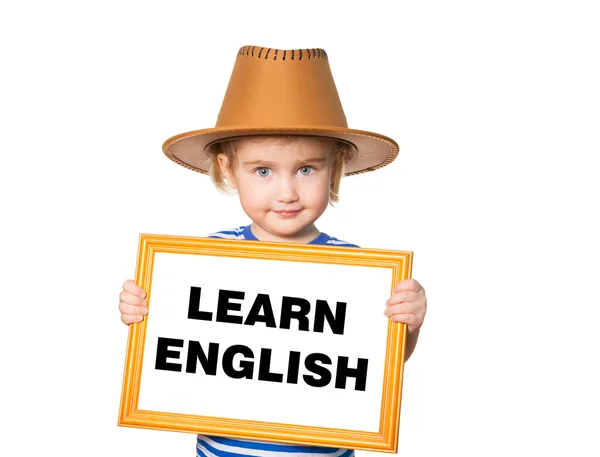 Texte apprendre l'anglais . — Photo