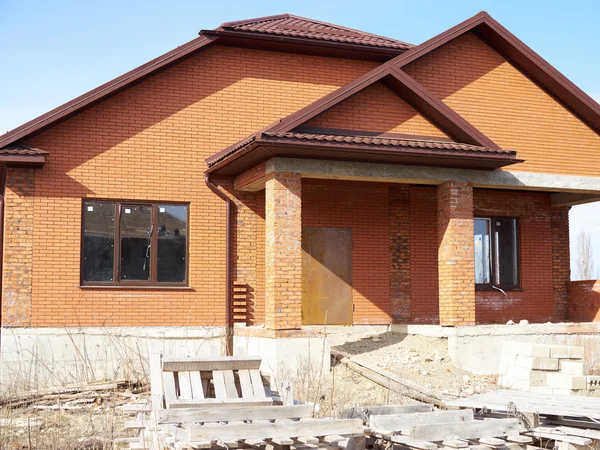 Building & Construction Site in progress to new house. — Stock Photo, Image