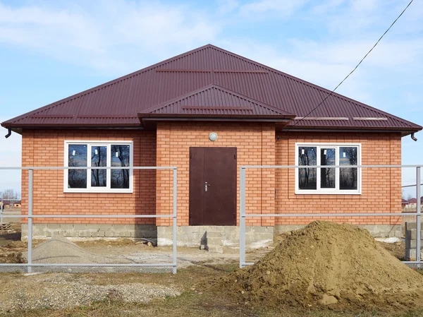 Building & Construction Site in progress to new house. — Stock Photo, Image