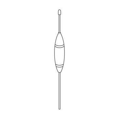 Balıkçılık şamandırası vektör simgesi. Isometric vektör simgesi beyaz arkaplan balıkçılığı üzerinde izole edilmiş..