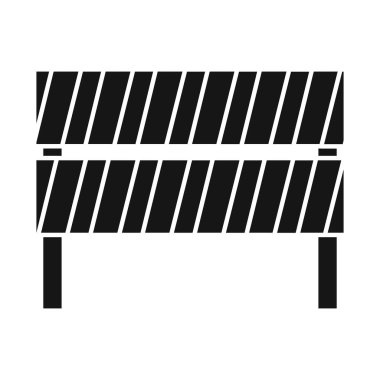 Blok ve yol simgesinin vektör tasarımı. Stok için blok ve trafik vektör simgesinin web ögesi.