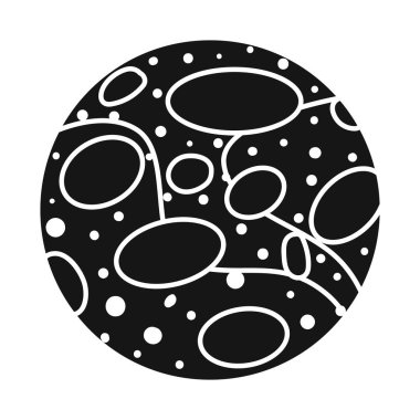 Yıldız ve hayali işaretin vektör tasarımı. Yıldız ve çember vektör illüstrasyonunun web ögesi.