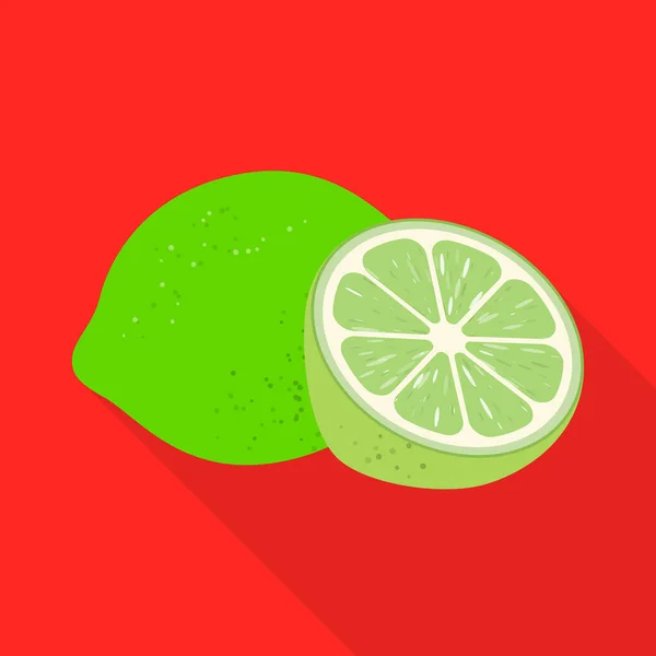 Izolovaný objekt se zelenou a citronovou ikonou. Web prvek zelené a vápno vektorové ikony na skladě. — Stockový vektor