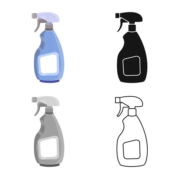 Projekt wektorowy detergentu i znaku butelki. Grafika ilustracji wektora detergentu i cieczy. — Wektor stockowy