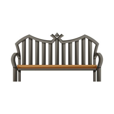 Kürsü ve mobilya tabelalarının vektör çizimi. Stok için bank ve koltuk vektör simgesi web ögesi.