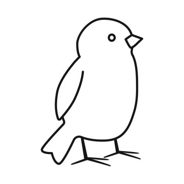 Kuş ve kızılay işaretinin izole nesnesi. Kuş ve dekoratif stok vektör çizimi.