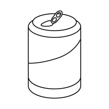 Şişe ve soda sembolünün vektör çizimi. Stok için şişe ve tipple vektör ikonu koleksiyonu.