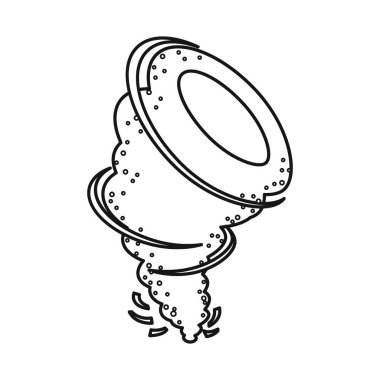 Kasırga ve fırtına logosunun temsili. Stok için kasırga ve tehlike vektör simgesi grafiği.