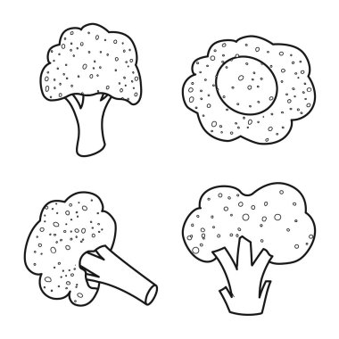 Yemek ve diyet logosunun izole edilmiş bir nesnesi. Stok için yeme ve sağlıklı vektör simgesi koleksiyonu.