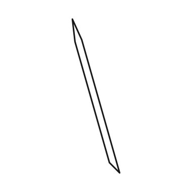 Ayrı bir alet ve pedikür logosu. Araç ve kesicinin hisse senedi temsili grafiği.