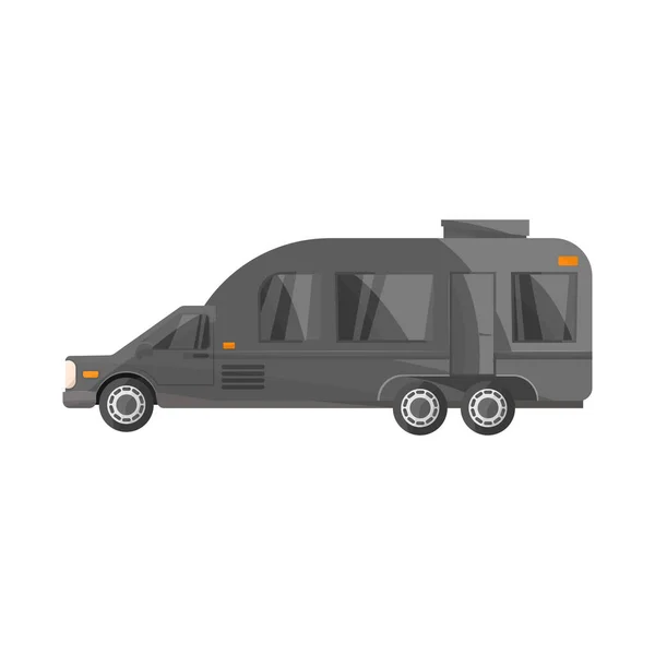 Vector design of auto and van symbol. Web element of auto and hearse stock vector illustration. — Stock Vector