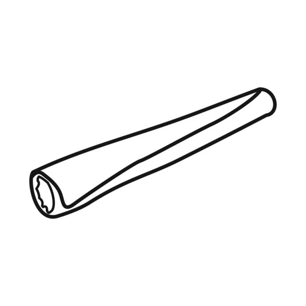 Enskilt föremål för cigarett och drogsymbol. Webb-inslag i cigarett och tobakslager symbol för webben. — Stock vektor