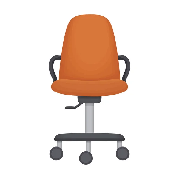 Szék iroda vektor rajzfilm ikon. Vektor illusztráció fotel iroda fehér háttér. Elszigetelt rajzfilm illusztráció ikon szék iroda. — Stock Vector