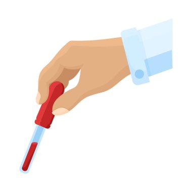 İzole edilmiş kan ve analiz ikonu nesnesi. Web elementi kan ve web için stok sembolü.