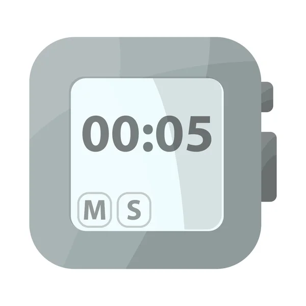 Isolated object of stopwatch and clock icon. Web element of stopwatch and tool vector icon for stock. — Stock Vector