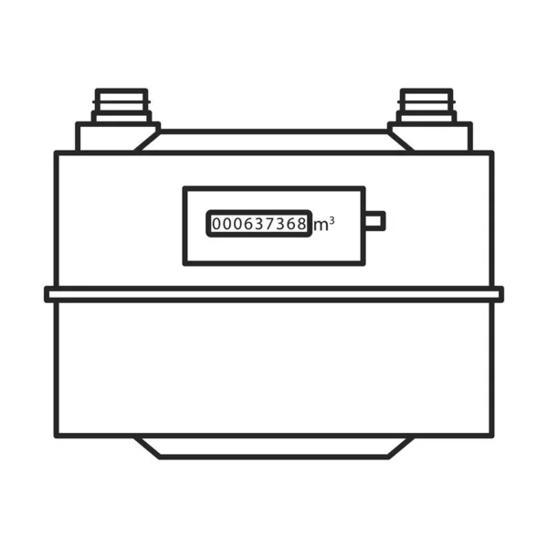 Rakete ballistischen Vektor Umriss Symbol. Vector Illustration Rakete Militär auf weißem Hintergrund. Isolierte Umrisse illustrieren Ikone der ballistischen Rakete. — Stockvektor