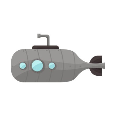 Hava gemisinin izole nesnesi ve eski logosu. Hava gemisinin web elementi ve antika stok vektör illüstrasyonu.