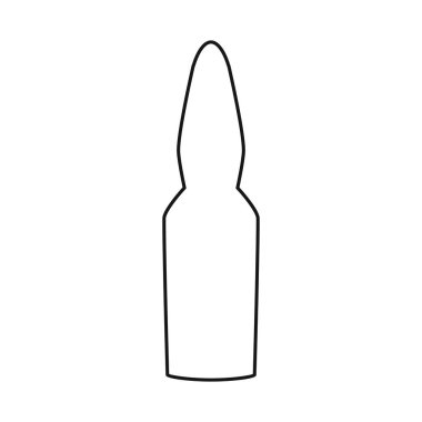 Virüs ve aşı ikonunun izole edilmiş bir nesnesi. Şişe ve uyuşturucu stok vektör illüstrasyonunun web ögesi.