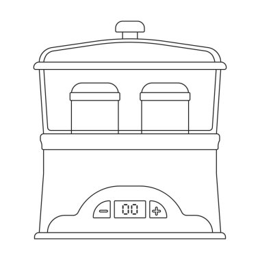 Yoğurt vektör simgesi yap. Beyaz arkaplan oluşturucu yoğurt üzerinde izole edilmiş ana vektör simgesi.