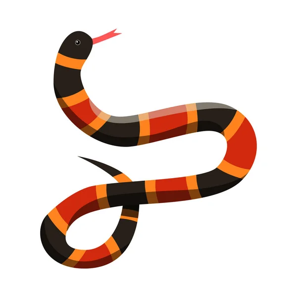 Diseño vectorial de serpiente y símbolo negro. Elemento Web de serpiente y símbolo de caldo de leche para web. — Vector de stock