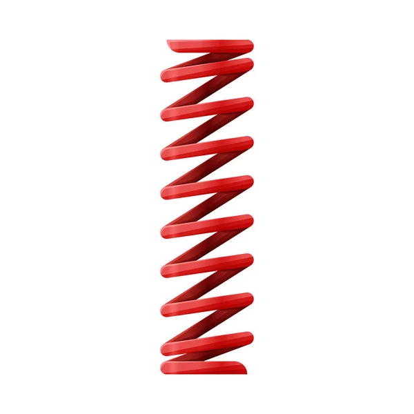 Vektor illustration av spole och spiral tecken. Webb element av spole och absorbent vektor ikon för lager. — Stock vektor