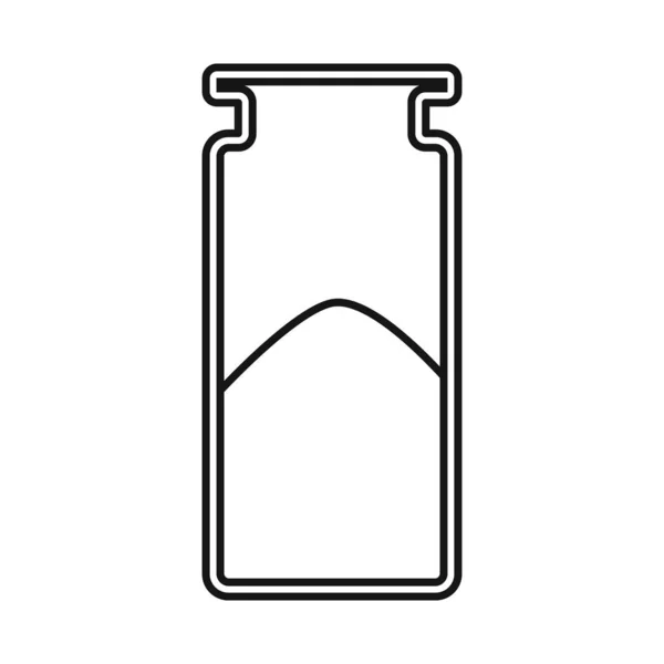 Objeto isolado de garrafa e ícone de chaleira. Gráfico de garrafa e vetor de medicina ícone para estoque. —  Vetores de Stock