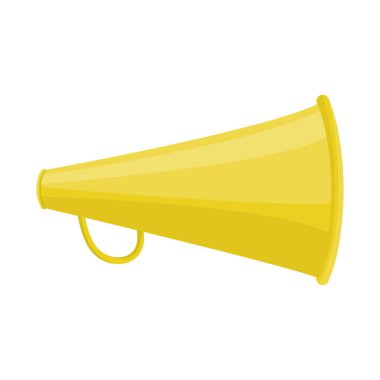 Gürültülü ve megafon logosunun vektör tasarımı. Web ögesi ağ için yüksek sesle ve hisse senedi sembolü.