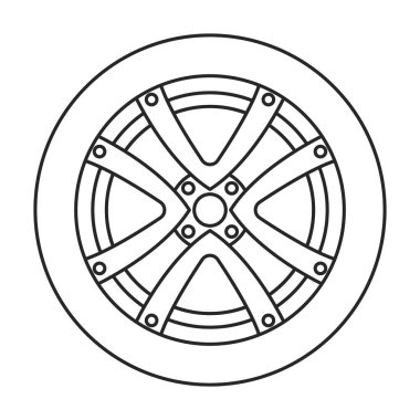 Tekerlekli araba vektör simgesi. Beyaz arka planda izole edilmiş vektör simgesi..