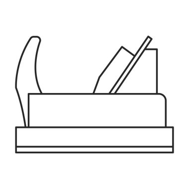 Ortak zanaat vektör simgesi. Beyaz arkaplan ekleme aracında izole edilmiş dış hat vektör simgesi.