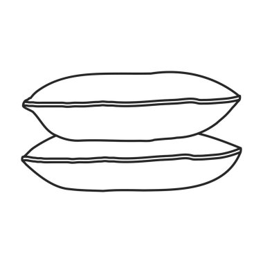 Çiftçi çantası vektör simgesi. Beyaz arkaplan çiftçi çantasındaki ana vektör simgesi izole edildi.