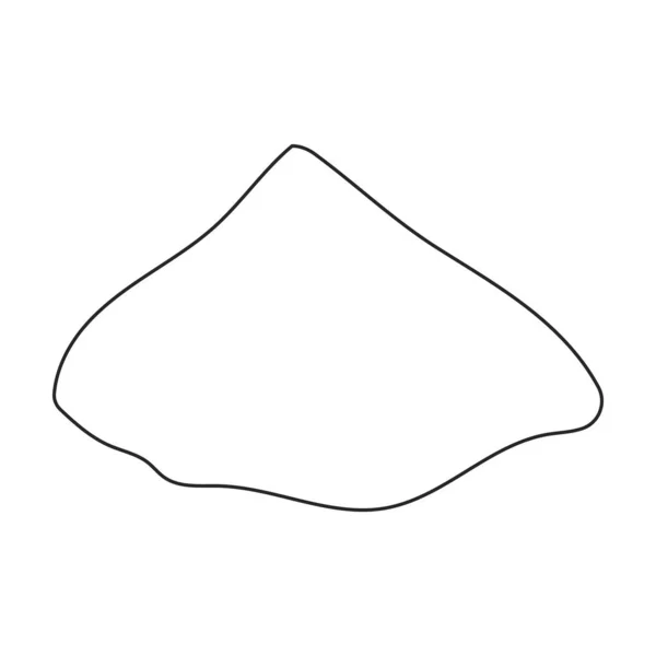 Icône vectorielle de sol pierre.Décrivez l'icône vectorielle isolée sur fond blanc. — Image vectorielle