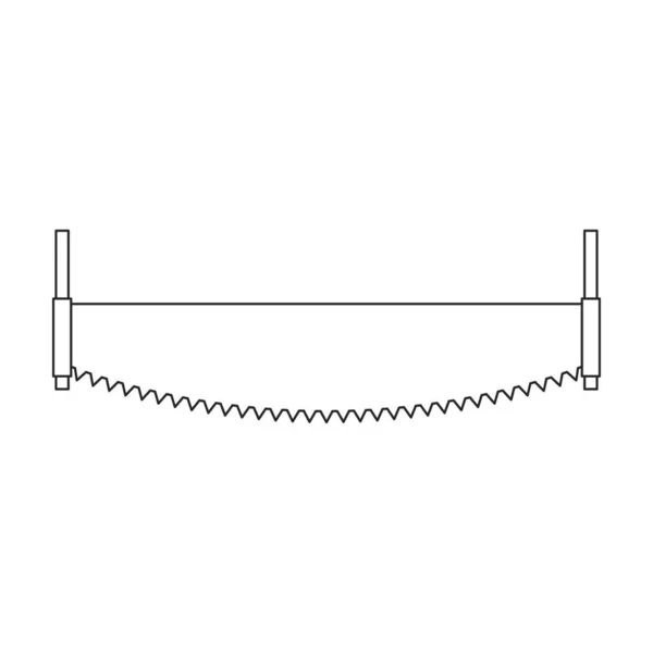 Vecteur à deux mains vu icon.Outline icône vectorielle isolé sur fond blanc vu à deux mains . — Image vectorielle