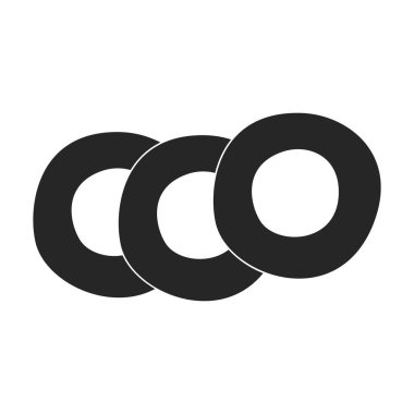 Yumurta vektör simgesi. Siyah vektör simgesi beyaz arkaplan yumurtasına izole edildi.