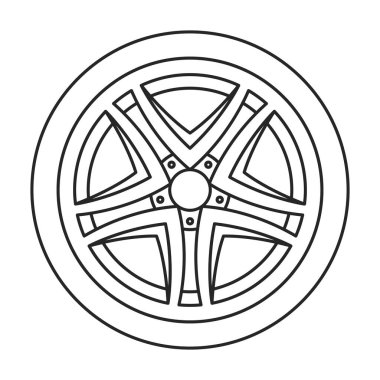 Tekerlekli araba vektör simgesi. Beyaz arka planda izole edilmiş vektör simgesi..