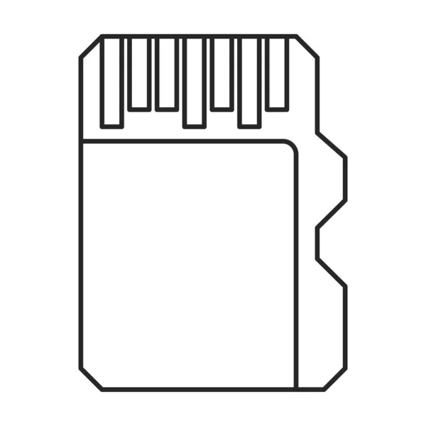 USB вектор icon.Outline вектор значок изолирован на белом фоне USB. — стоковый вектор