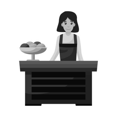 Masa ve pasta tabelalarının vektör tasarımı. Tablo ve kadın stok vektör illüstrasyonu koleksiyonu.