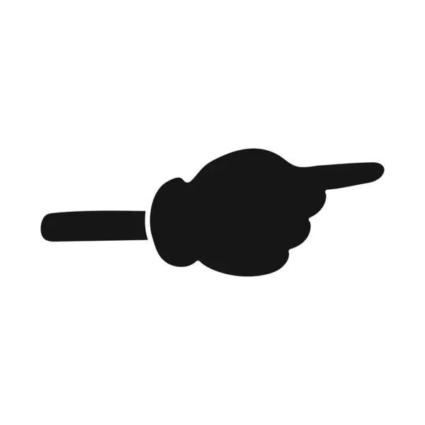 Design vetorial do logotipo da mão e do braço. Elemento Web da ilustração do vetor de estoque de mão e quadrinhos. — Vetor de Stock