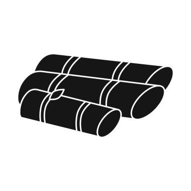 Şeker ve baston logosu için vektör tasarımı. Şeker ve bitki stoku vektör çizimi.