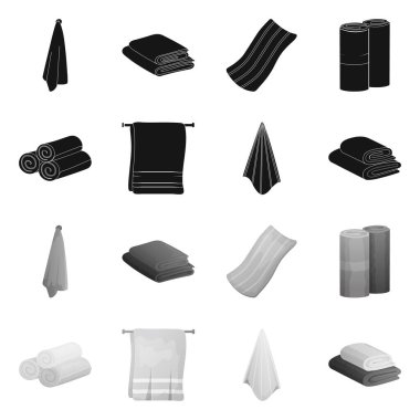 Yumuşak ve temiz işareti izole nesne. Web için yumuşak ve ev stok sembolü koleksiyonu.